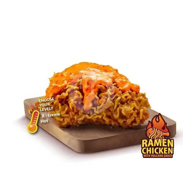 Volcano Ramen Chicken | Richeese Factory, Utan Kayu