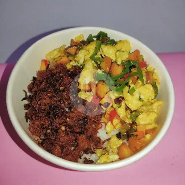 Rice Bowl Abon Telur Orak Arik | Rice Bowl Dsanguan, Awiligar