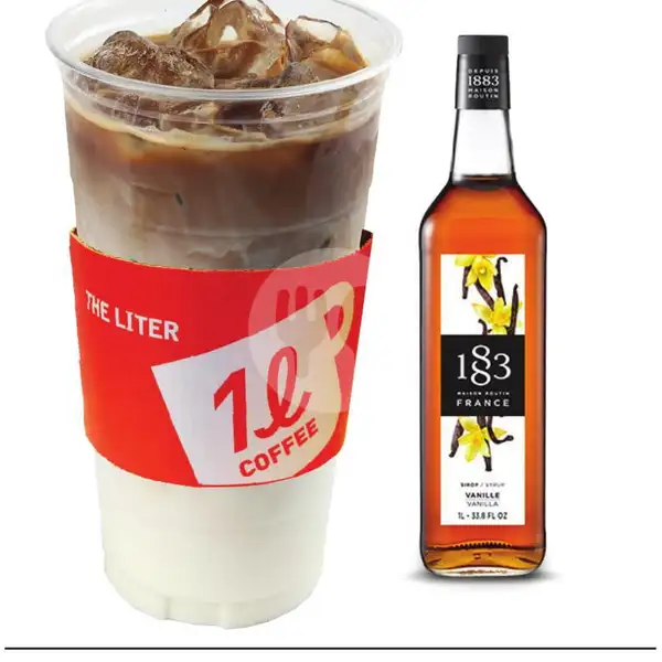 Vanilla Latte Ice  (TALL Size 14 oz) | The Liter, Summarecon Bekasi