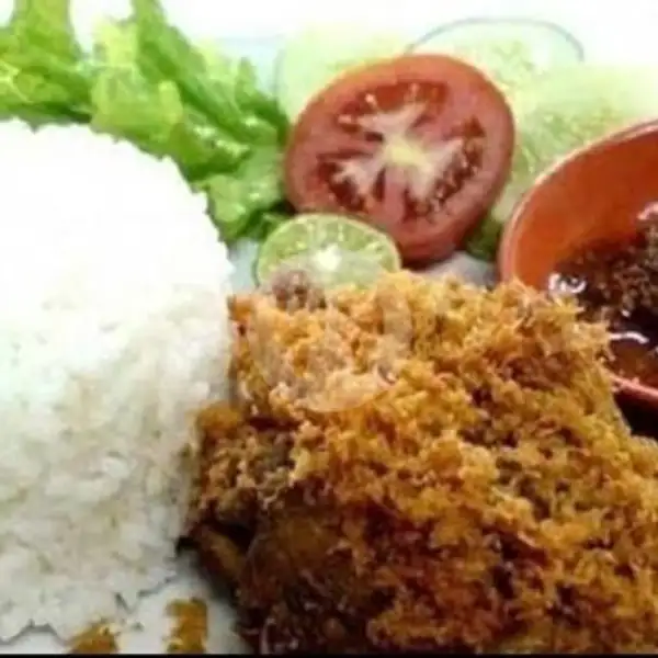 Paket Nasi Ayam Serundeng Dambal Lalapan Teh Kotak 200ml | Ayam Bakar Kecap Serdadau