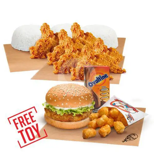 Kombo Makan Berempat | KFC, Sudirman