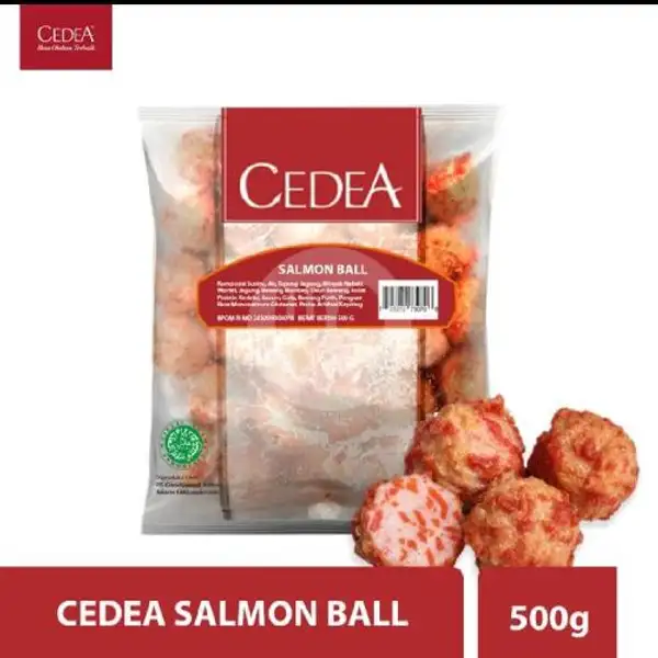 Baso Salmon Cedea 500 Gram (Stok 3 Bungkus) | Rizqi Frozen Food