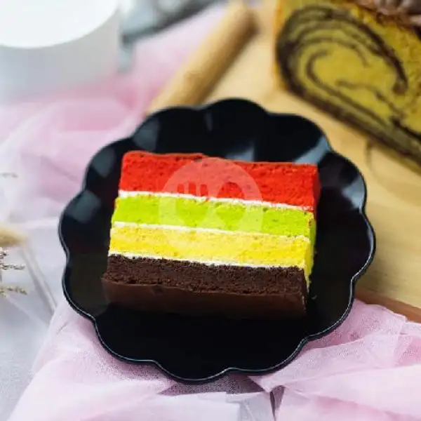 Bolu Slice Rainbow | New Sun Bread Bakery & Cake Specialist