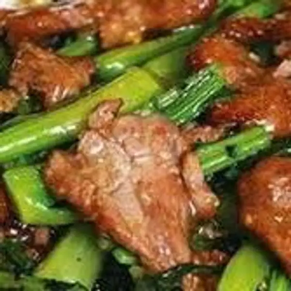 Kailan Sapi Cah Lada Hitam | Foodpedia Sentul Bell's Place, Babakan Madang