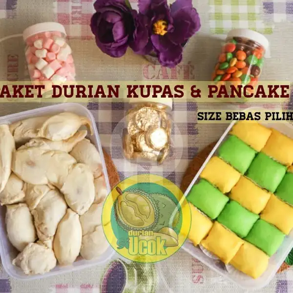 Paket Durian Kupas & Pancake Durian | Durian Si Ucok