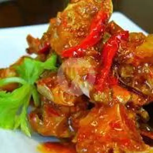 Kepiting Asam Manis Isi 2 | Riana Jaya Sea Food 18 Ayam Kremes, Lingkar Utara