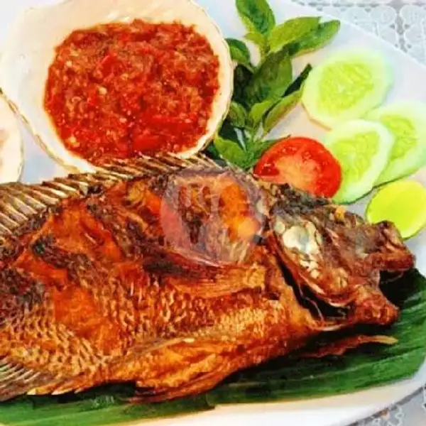 Ikan Nila Goreng | Lalapan dan Seafood Lestari, Padangsambian Klod