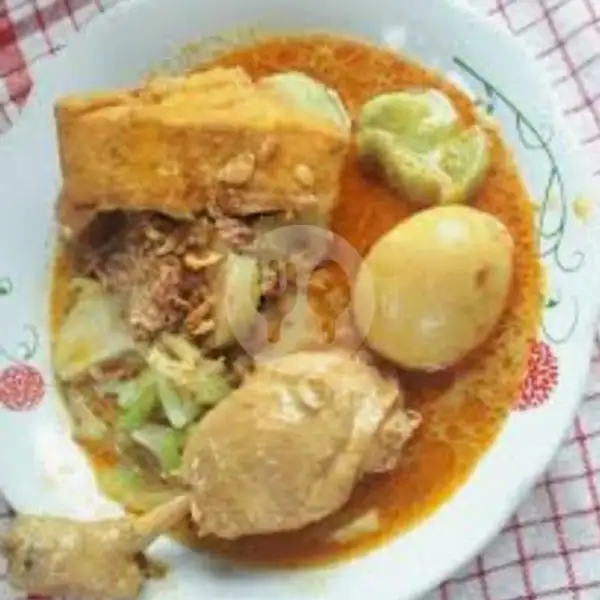 Lontong Sayur Telor + Ayam + Tahu | Lontong Sayur Megono, Rawalumbu