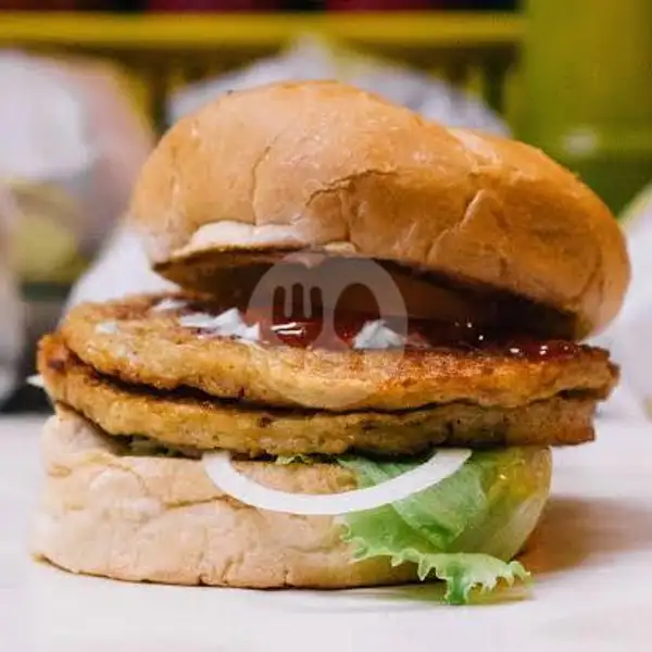 Burger Sapi Double Daging | Burger Kitty, Panglima Aim