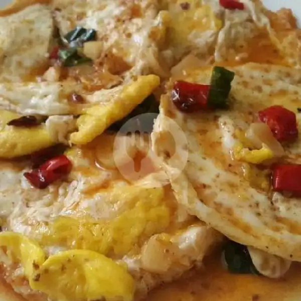 Egg Ceplok Sauce Tiram | Gurame & Ayam Bakar Khalif, Ciputat Timur