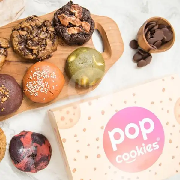 A Box of 6 Chunky Cookies | Pop Cookies, Bekasi Selatan