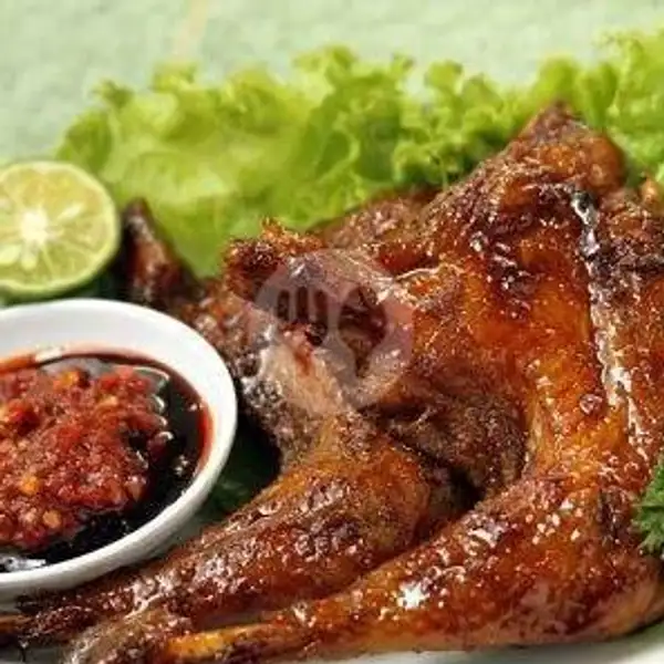 Ayam Bacem | Lontong Sayur Mama Oja, Melong Raya