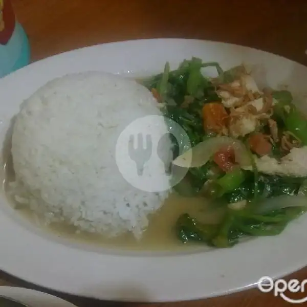 Nasi Ayam Cah Kangkung + Tahu + Tempe | Kensu, Pasteur