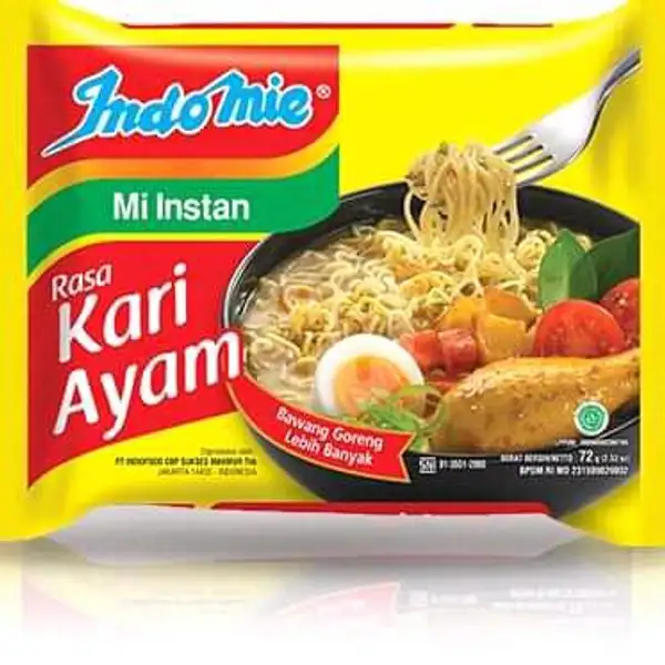 Indomie Kari Ayam+Bakso | Baso Gl Oke