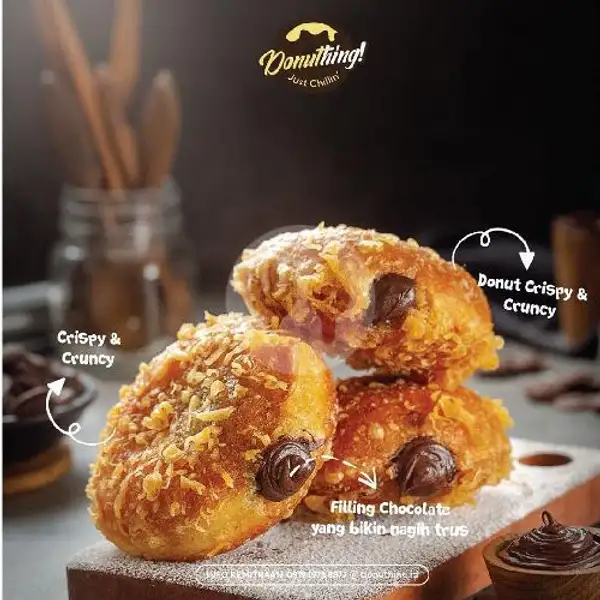 Chocolate Crispy Donuth | Donuthing Pekalongan, Dokter Wahidin
