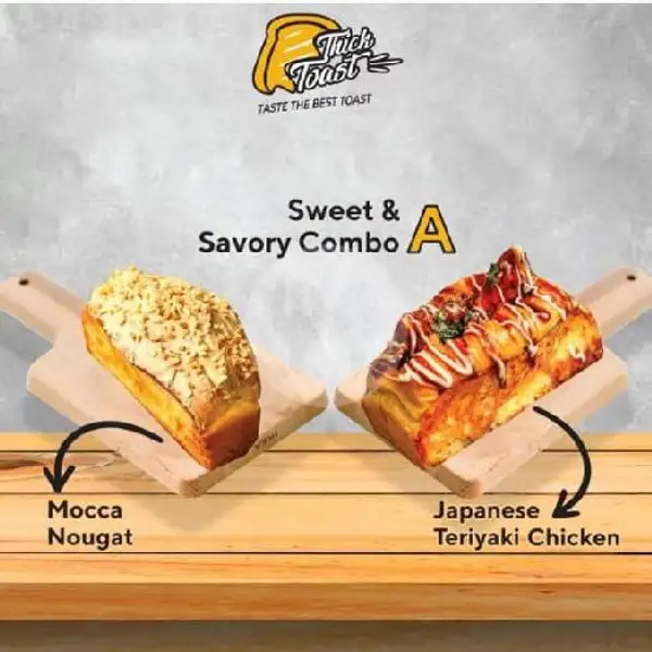 Sweet & Savory Combo (A) | Thick Toast Roti Panggang, Boulevard Gading Serpong