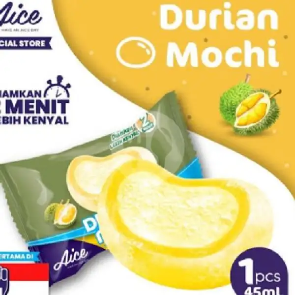 Mochi durian | Kedai Ice Cream Bilqis, Sukarame