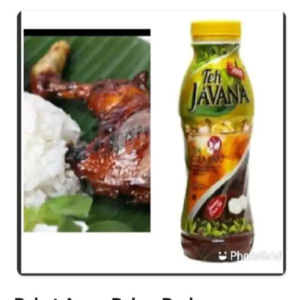 Paket Ayam Bakar Barbeque+Nasi Puti+Teh Javana Botol | Ayam Bakar BBQ & Steak, Pulung