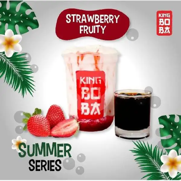 strawberry fruity | King Boba Batam