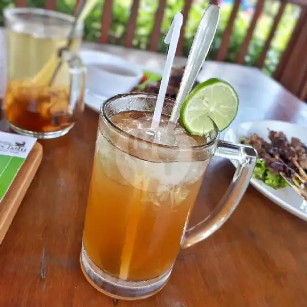 Lemon Tea Panas | Warung Sate Kambing Liar Pak Supadi, Bekasi Utara