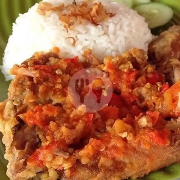 Nasi Ayam Geprek | Ayam Kremes, Bangetayu