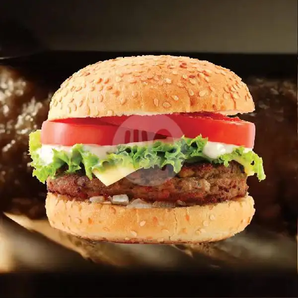 Burger Jumbo sapi keju Telur | TSC, BCS Mall