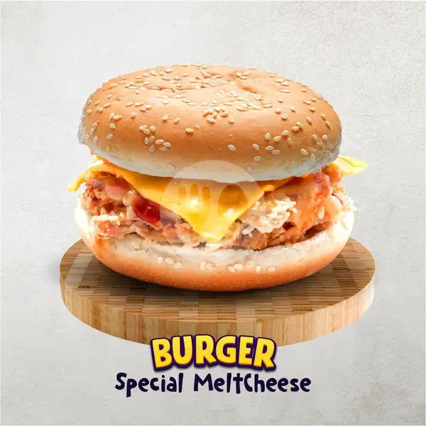 Burger Special Meltcheese | Chicken Crush, Tendean