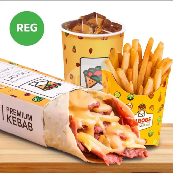 Reg Kenyang Beef Cheesy Mayo Kebab | KABOBS - Premium Kebab, BTC Fashion Mall
