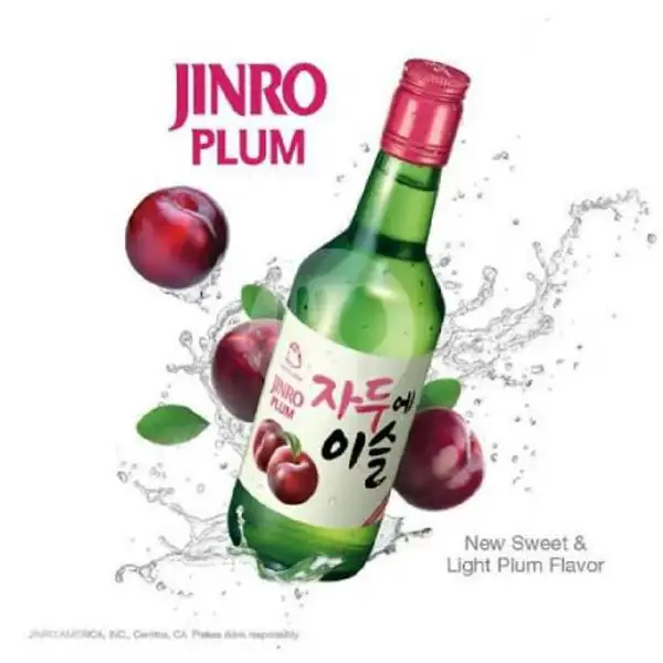 Soju Jinro Plum + Free Yakult | Arnes Beer Snack Anggur & Soju