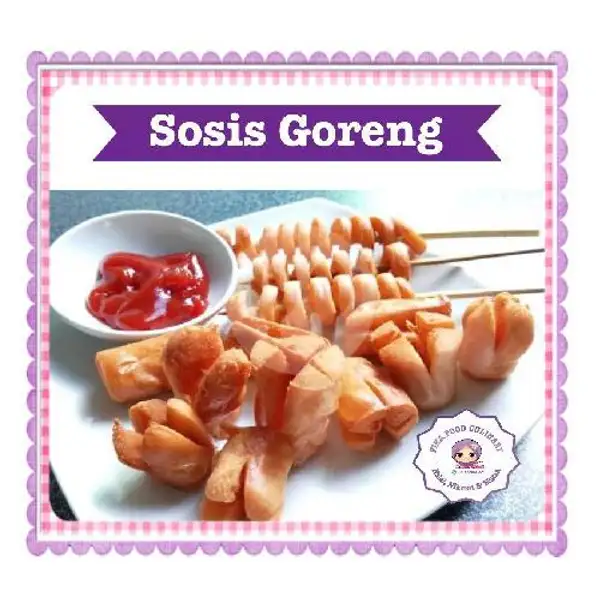 Sosis Sapi Goreng | Pecel Lele Dan Ayam Bakar Bumbu Kacang Purple House Cafe, Senen