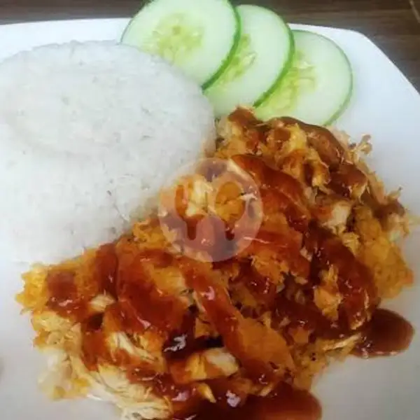 Nasi Ayam Geprek Fillet Teriyaki | Warung Mantune
