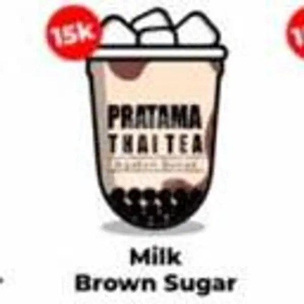 Milk Brown Sugar | Thaitea Coffe & Es Kepal Milo Pratama, Tangga Takat