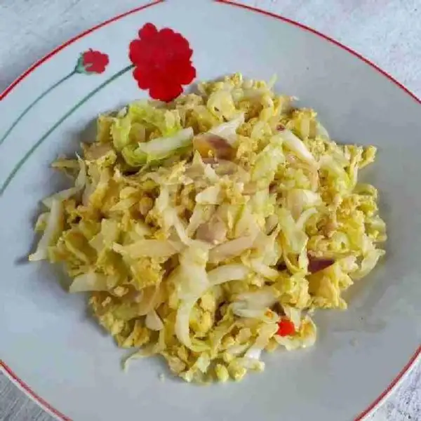 Orak Arik Sayur Kol + Sosis Bakso + Telur | Ayam Geprek Farish, Tlogosari Kulon