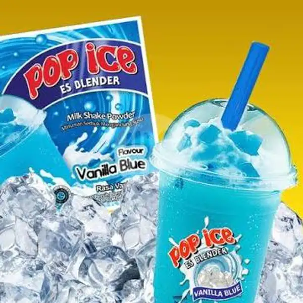 Pop Ice Vanilla Blue | Seblak & Ceker Seuhah Balado Nn.Lyn