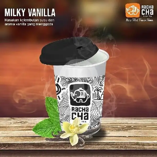 Milky Vanilla Hot | Rachacha Thai Tea Jogja