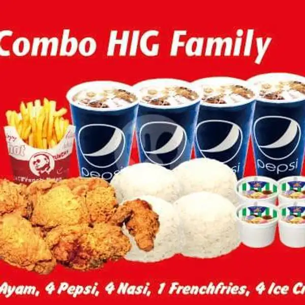 Combo Hig Family | Ayam Penyet Jakarta, Dr Mansyur