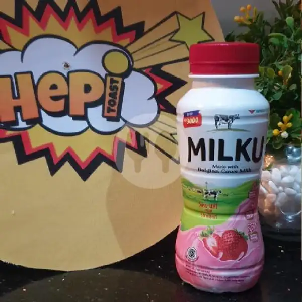 Milku Strawberry | Hepi Toast Batubulan