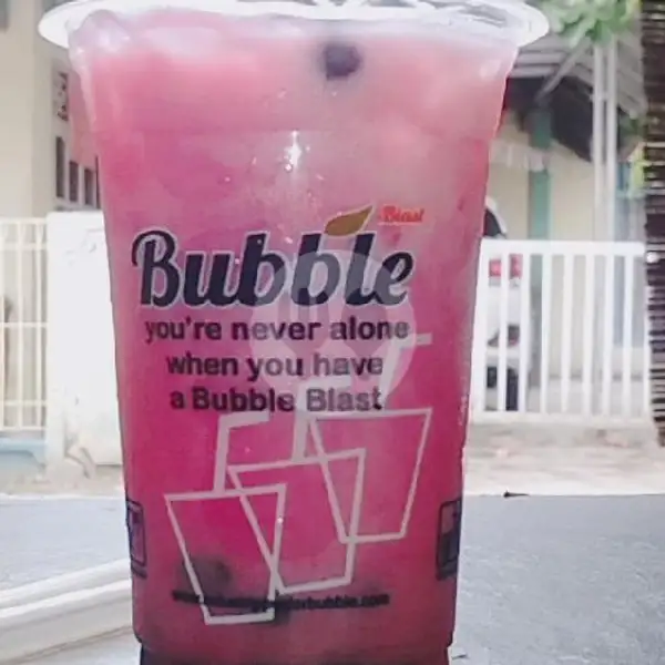 Strawberry Bubble Drink | Saung Singgah Ma Iis, Kedawung
