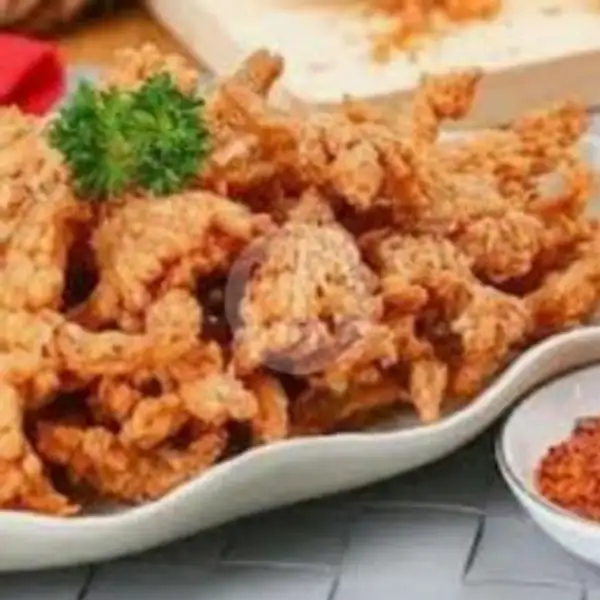 Jamur Crispy Goreng + Nasi Terong | Warung Azril (Bebek Sinjay), Klojen