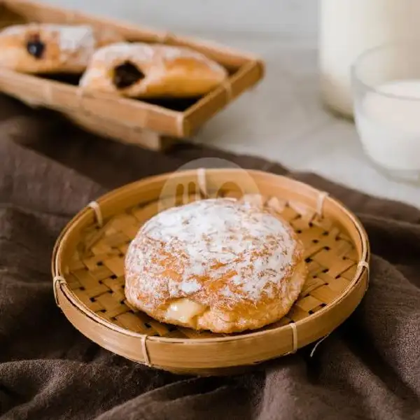 Roti Bomboloni Vanilla | Kampoeng Roti, Raya Mulyosari
