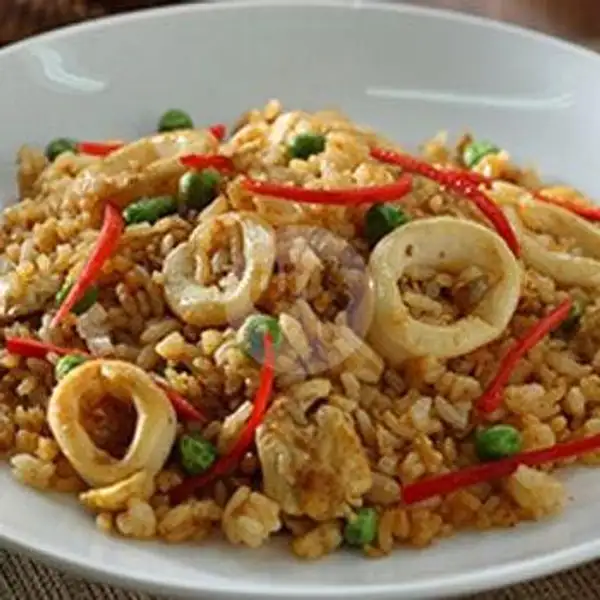 Nasi Goreng Seafood+ Air Mineral | Nasi Goreng Gila Topan, Jatimekar