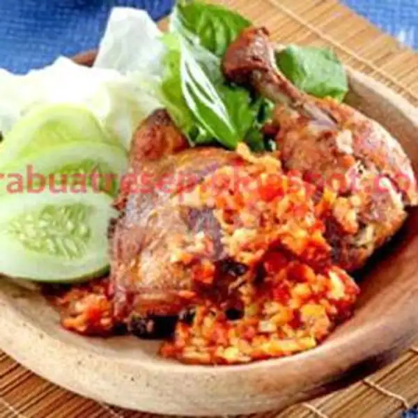 Ayam Goreng Tanpa Nasi Sambl Korek | Bebek Goreng Barokah, Cilegon Kota
