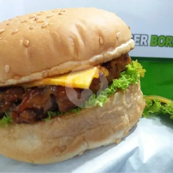 Single Beef Cheese | Burger Borju Citayam
