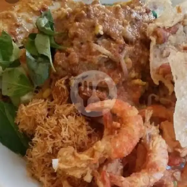 Nasi Pecel + Udang Goreng + Telur Bali + Peyek | Special Pecel Khas Madiun, MSH