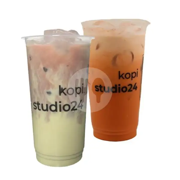 Large Beli 1 Gratis 1 (Avocado Choco + Thai Tea) | Kopi Studio 24, Soekarno Hatta