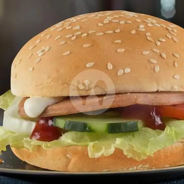 Burger Ayam + Keju | Arabian Kebab & Burger, Kisaran Barat