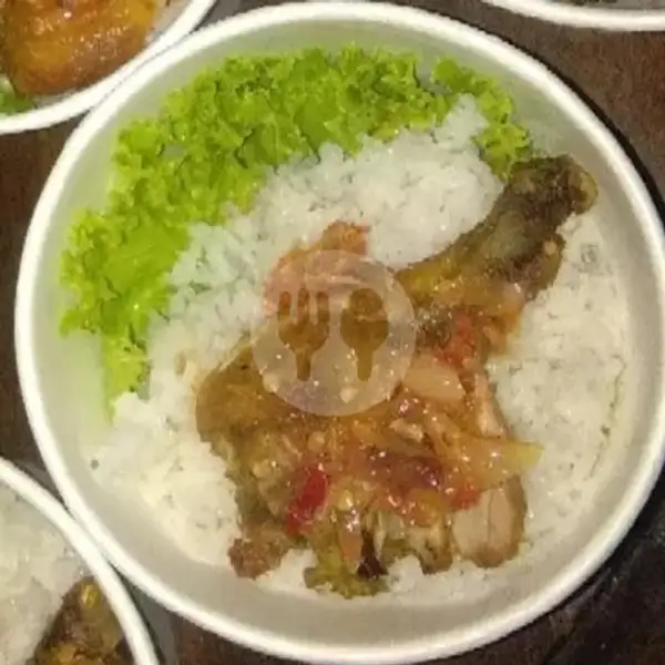 Rice Bowl Geprek +telor | Ayam Geprek & Pecel Lele Nabila, Air Padang