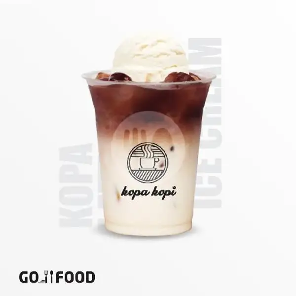 Ice Kopa Latte + Ice Cream | Kopa Kopi