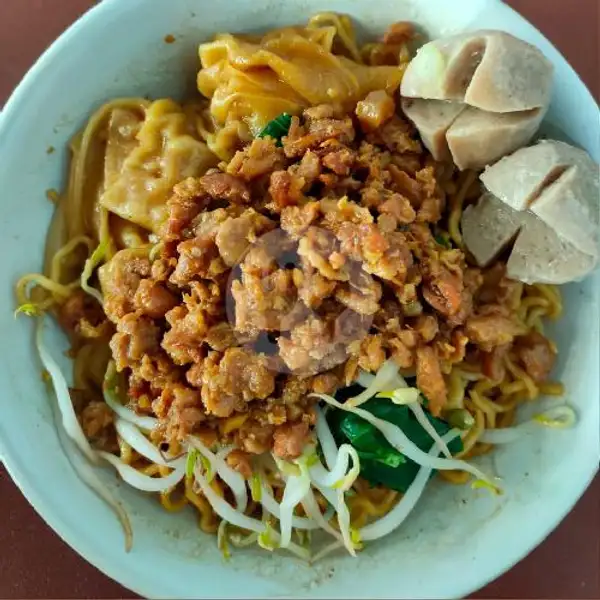 Mie Ayam Yamin Komplit Porsi Jumbo | Bakmi Bangka Batavia, Jl. Karet