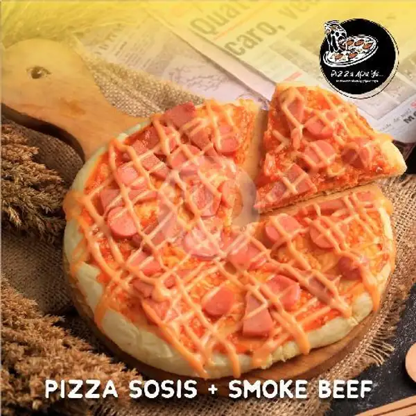 Pizza Sosis + Smokebeef | Pizza Apaya, Pahlawan